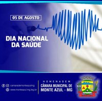 05 DE AGOSTO - DIA NACIONAL DA SAÚDE