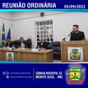 13ª REUNIÃO ORDINÁRIA CÂMARA MUNICIPAL DE MONTE AZUL/MG - 05/09/2022