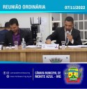 17ª REUNIÃO ORDINÁRIA CÂMARA MUNICIPAL DE MONTE AZUL/MG - 07/11/2022