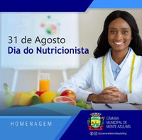 DIA DO NUTRICIONISTA - 31 DE AGOSTO