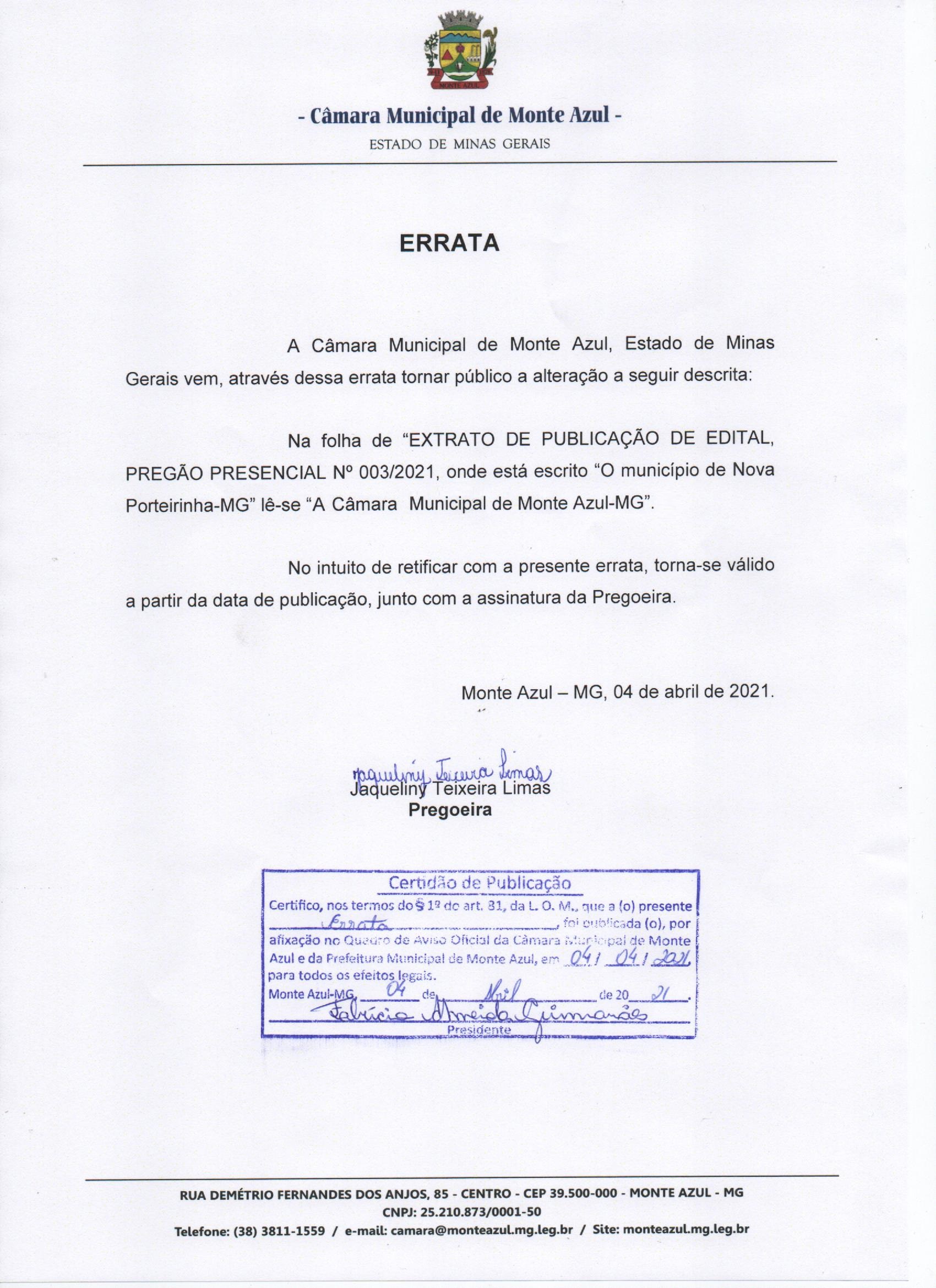 ERRATA